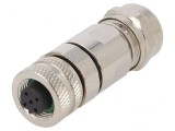 Mufă M12 5-PIN Mamă B-Profibus Cablu Lipire IP65 60V