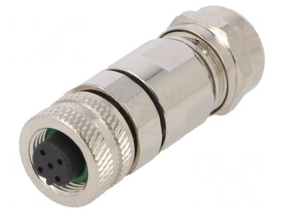 Mufă M12 5-PIN Mamă B-Profibus Cablu Lipire IP65 60V foto
