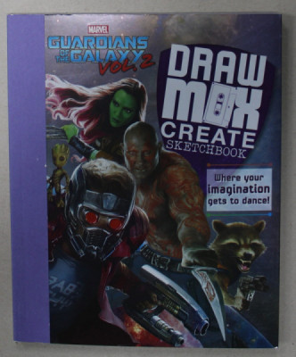 MARVEL , GUARDIANS OF THE GALAXY , VOL. 2 : DRAW MAX SKETCHBOOK , 2017 foto