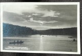 Carte postala, Sibiu Lacul Dumbravei, perioada interbelica