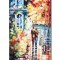 Tablou pictat manual, Este seara noastra, 80x40cm ulei pe panza in cutit, efect 3D, Fabulos