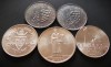 LOT 5 MONEDE ARGINT - VATICAN &amp; SAN MARINO, anii 1972, 1974, 1975, 1978, 1987, Europa