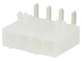 Soclu cablu-placă Mini-Fit Jr 4,2mm 4 pini 13A