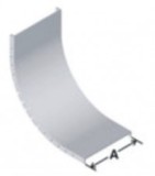 Capac Unghi Flexibil Pentru Jgheab Metalic 150X15X0.8Mm Viking Strong