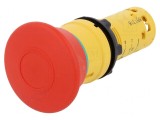 Comutator de Siguranță Roșu 22mm 2NC fără IP54