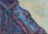 &quot;A Witness&quot; V. Neacsu creioane pastelate 30/21 cm 2017, Animale, Pastel, Altul