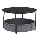 Cumpara ieftin Masuta de cafea Vasagle Negru 75x75x45 cm
