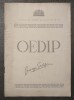 George Enescu - Caiet program Oedip (Teatrul de Operă și Balet al R.P.R., 1962)