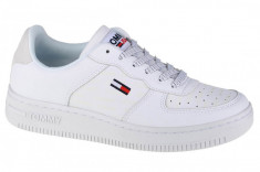 Pantofi pentru adida?i Tommy Hilfiger Jeans Wm Reflective Basket EN0EN01355-YBR alb foto