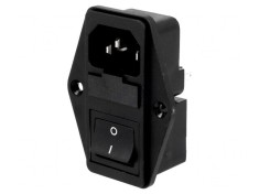 Conector Alimentare AC Soclu Tată 10A 250V IEC 60320