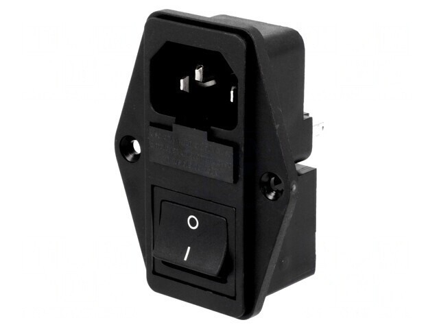 Conector Alimentare AC Soclu Tată 10A 250V IEC 60320