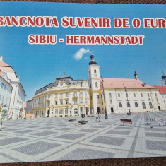 Bancnota suvenir de 0 euro 2023, România: Sibiu