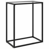 Cumpara ieftin Masa consola, transparent, 60x35x75 cm, sticla securizata
