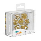 Set Zaruri Oakie Doakie Dice RPG Set Speckled (7) - Portocaliu