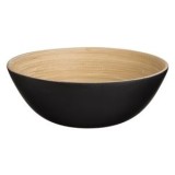 Bol din Bambus Negru cu Detalii Naturale 1L, CMCLASS