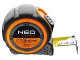 Ruletă de măsură NEO TOOLS 5m x 25mm cod 67-185 - Metru profesional