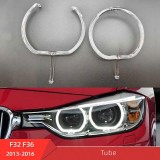 Set fibra reparatie Angel Eyes DRL far stanga BMW Seria 4 F32, F36 2013-2016 fara facelift pentru farurile Bi-Xenon - LG-F32-1315 Left