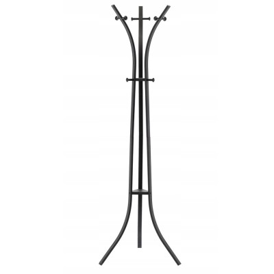 Cuier hol metalic 170 cm, design minimalist, negru Household NewTrend foto
