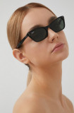 Ray-Ban ochelari de soare femei, culoarea negru, Ray Ban