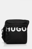 HUGO borsetă bărbați, culoarea negru, 50541918