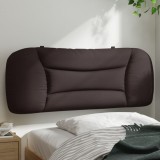 VidaXL Pernă pentru tăblie de pat maro &icirc;nchis, 100 cm, material textil