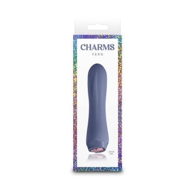 Charmuri Feriga - Vibrator mic, gri, 13.4 cm foto