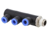 Distribuitor Plug-In Alamă Nichelată -0.95-15 Bar
