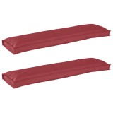 VidaXL Set de perne pentru palet 2 pcs bordo 150 x 40 x 8 cm
