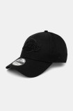 New Era șapcă de baseball din bumbac LEAGUE ESSENTIAL 9TWENTY&reg; LOS ANGELES LAKERS culoarea negru, cu imprimeu, 60471482