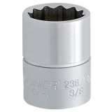 Unior 238/1 12p - Capat cheie tubulara cu profil hexagonal interior 12 laturi 24 mm 3/8 inch