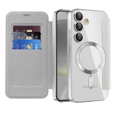 Husa Samsung Galaxy S24 Plus Asteroid GSM SmartMag Book Case, gri
