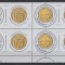 ROMANIA 2007 LP 1782 a-140 ANI SISTEM MONETAR ROMANESC MODERN BLOC DE 4 MNH