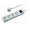Prelungitor cu 4 prize, 1.5mx1.5mm, cu intrerupator, Makalon, 700756