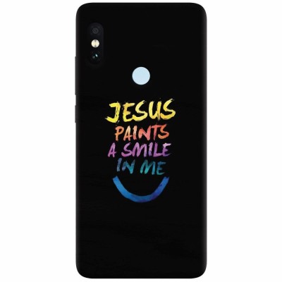 Husa silicon pentru Xiaomi Redmi S2, Jesus Paints A Smile In Me foto
