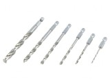 Set Burghie Metal Oțel Rapid HSS 6 Buc.