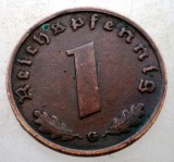 B.048 GERMANIA 1 REICHSPFENNIG 1937 G