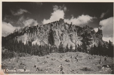 1941 Muntii Ciucului Varful Ocsem, ilustrata turistica necirculata, editor Cluj foto