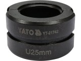 YATO Capat de presare pentru inele interschimbabile, U25 mm compatibile cu YT-21735