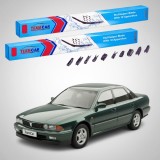 Cumpara ieftin Ștergătoare Mitsubishi Sigma Sedan (F16A/F25A/F27A) 1990-1996 | Set Față Flat Premium &ndash; TeamCar&reg;