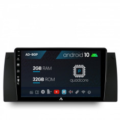 Navigatie BMW E39 E53 E38, Android 10, P-Quadcore 2GB RAM + 32GB ROM, 9 inch - AD-BGP9002+AD-BGRKIT396
