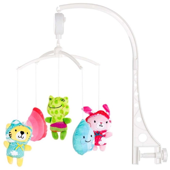 Carusel muzical pentru patut Chipolino Happy Animals Carusel muzical pentru patut Chipolino Happy Animals