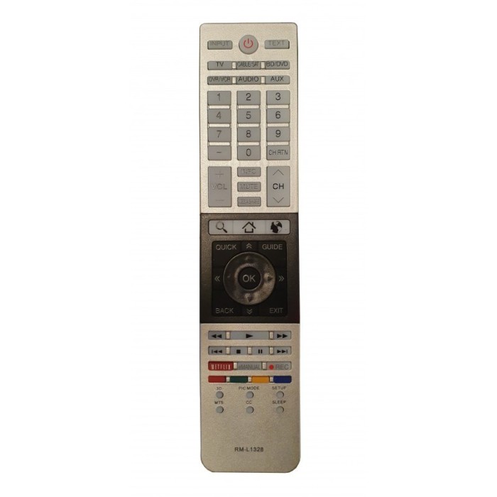 Telecomanda compatibila cu televizoarele LCD,LED Toshiba,elSales,argintiu