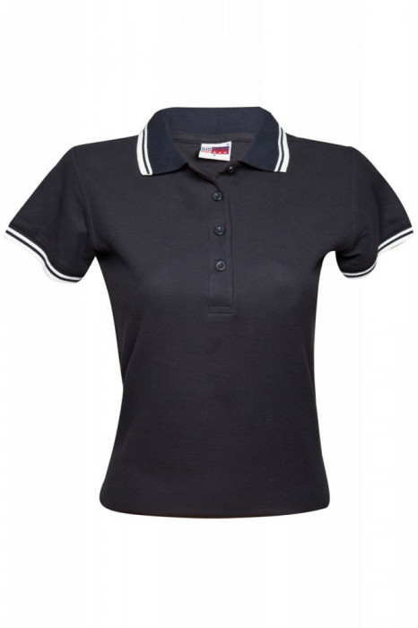 Tricou polo bleumarin US Basic, de dama