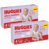 Scutece Huggies Ultra Comfort Jumbo 4, 7-18 kg, 100 buc