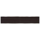 Cumpara ieftin Blat masă, 220x40x6 cm, gri, lemn stejar tratat contur organic