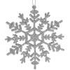 Decoratiune brad fulg de zapada, set 3 bucati, 12cm, argintiu Household NewTrend, Oem