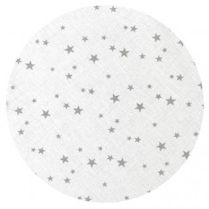 Perna bebelusi MimiNu profilata cu doua fete 23x26 cm Velvet Mini Gray Stars