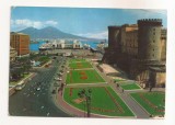 FA120 -Carte Postala- ITALIA - Napoli, Piazza Municipio, circulata