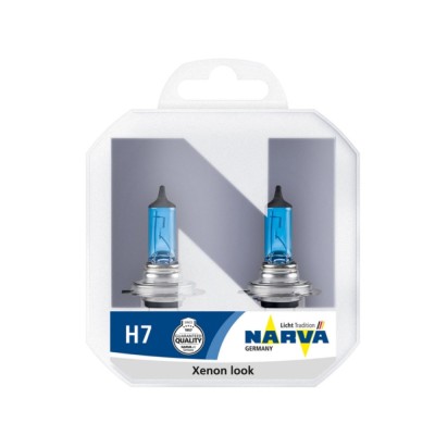 Set 2 Becuri Far H7 55W 12V Narva Range Power White foto