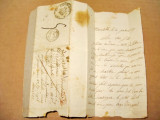 B690-I-Scrisoare prefilatelica veche 1839 Franta.